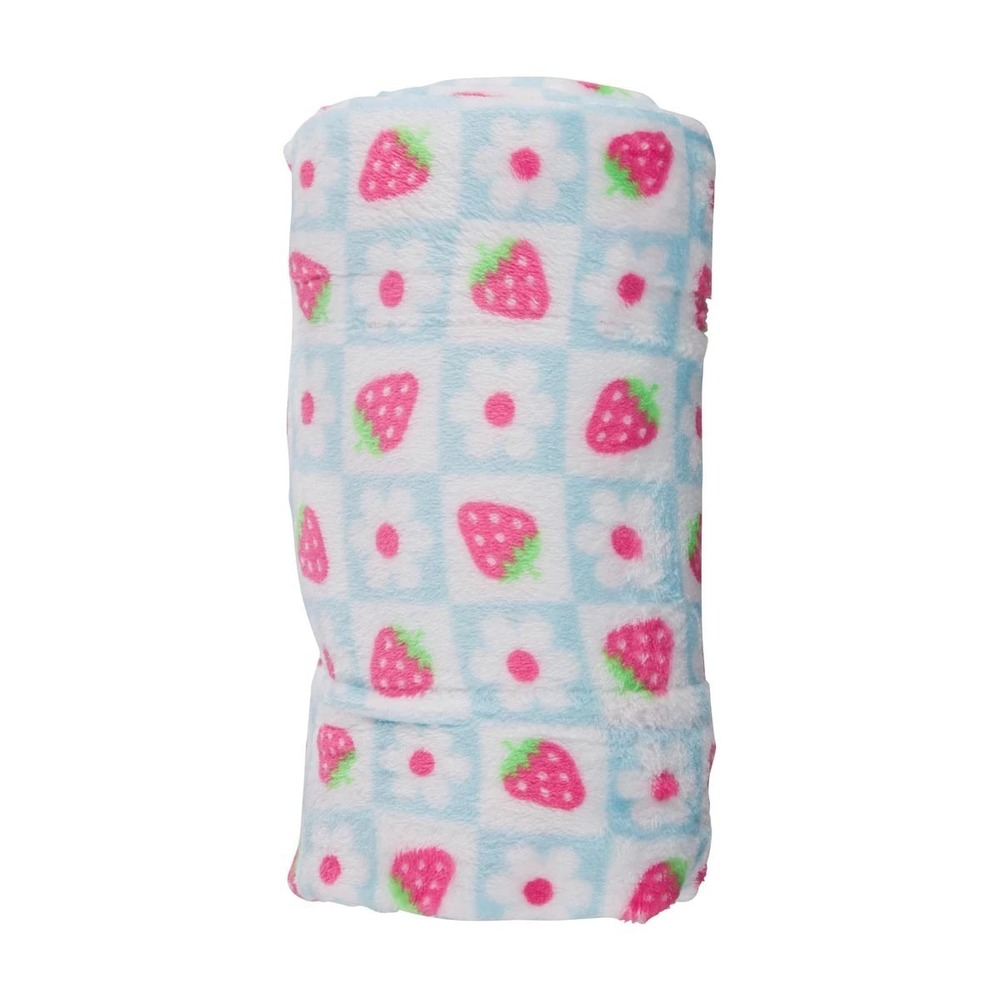 1pc New Strawberry Blanket Girls Soft Lightweight Throw 40 In× 50 In #1096,1097